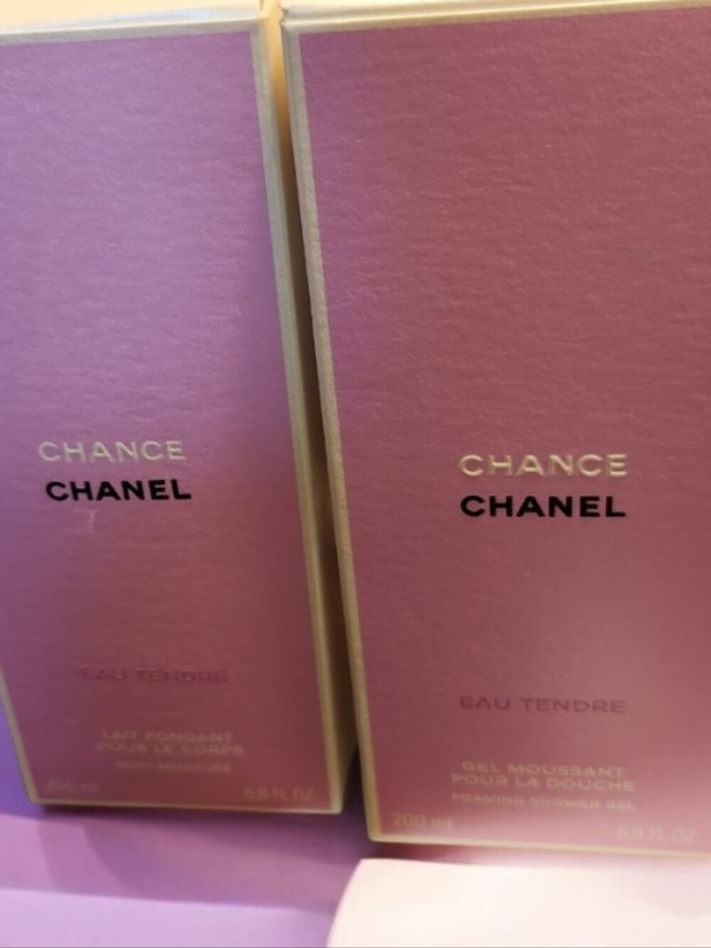 FIRM■ CHANEL Chance Eau Tendre Body Moistirizer & Foaming Shower Gel■ FIRM 《 - Picture 2 of 2